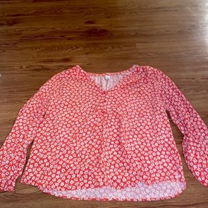 Large floral Old Navy Blouse